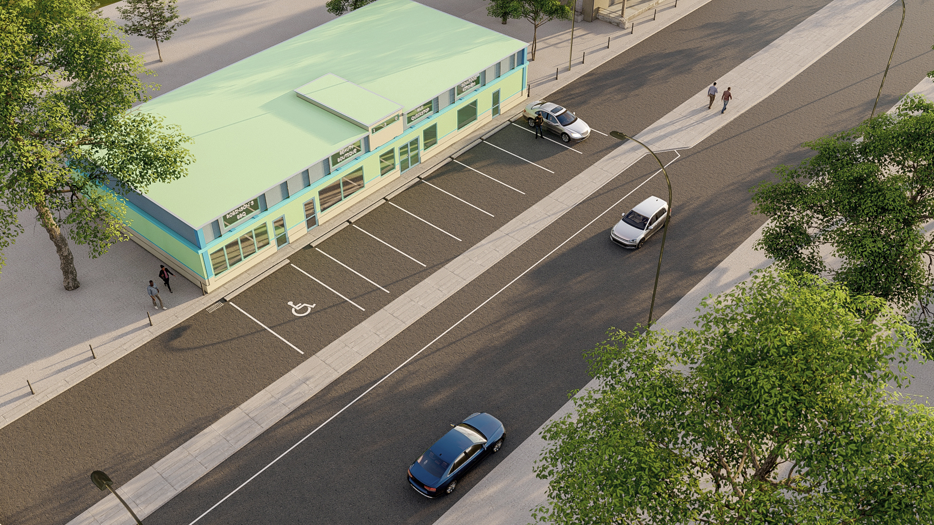 130 MLK – aerial view